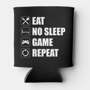 Eat, No Sleep, Game, Repeat - Funny Video Gamer Dosenkühler