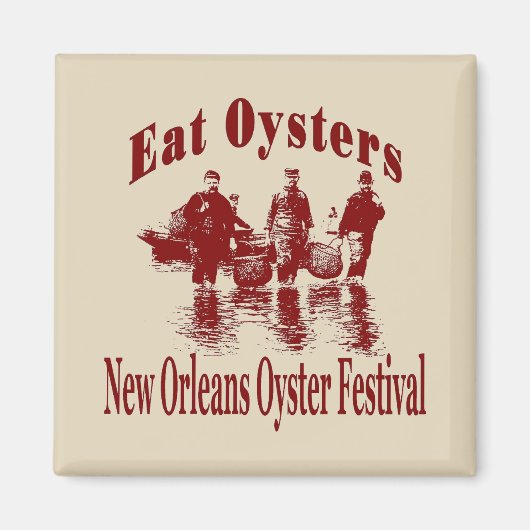 Eat Oysters, Oyster Festival Magnet (Vorne)