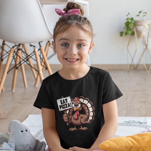 Eat Pizza, Funny Thanksgiving turkey T-Shirt