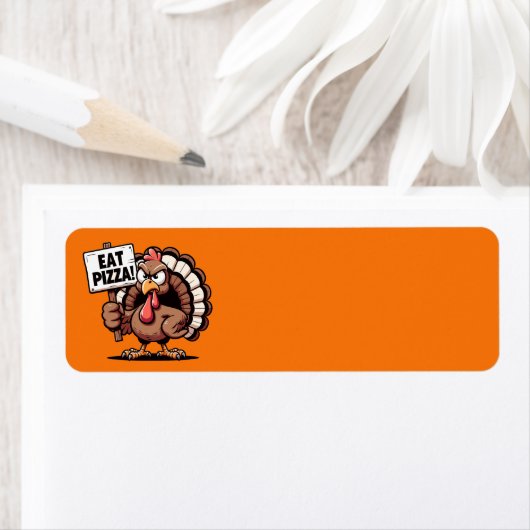 Eat Pizza Turkey Address Labels (Insitu)