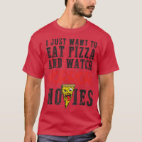 Eat Pizza watch horror movies family movie night f