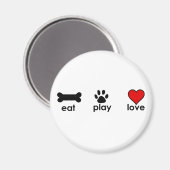Eat.Play.Liebe. Magnet (Vorderseite/Rückseite)