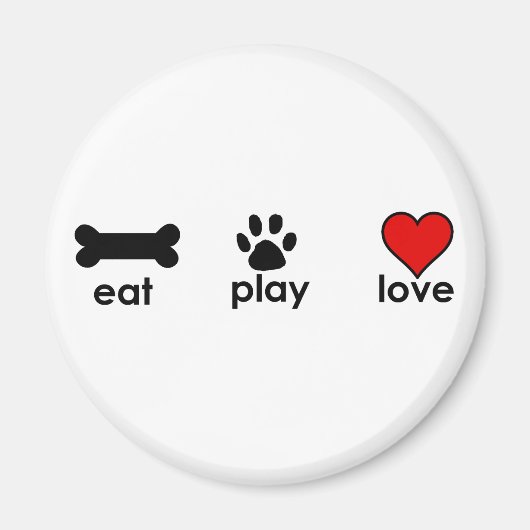 Eat.Play.Liebe. Magnet (Vorne)