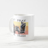 EAT PRAY LIEBE TRASH KAFFEETASSE (Vorderseite Links)