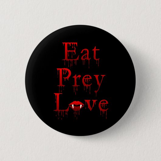 Eat Prey Liebe Button (Vorderseite)