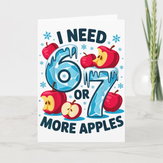 Eat Red Meme Tee For Fruit Lover Funny Healthy Eat Karte (Vorderseite)