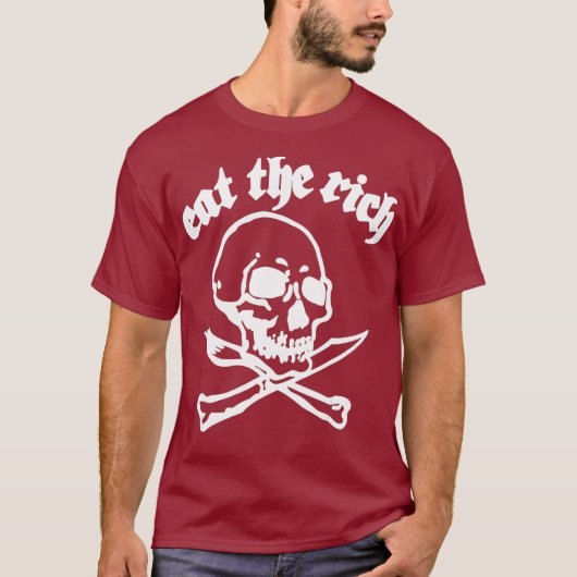 Eat Rich Food Classic Rock T-Shirt (Vorderseite)