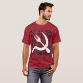 Eat Rich Hammer Sickle T-Shirt (Vorne ganz)