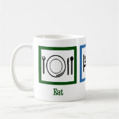 Eat Sleep Act Funny Actor Theater Kaffeetasse (Links)