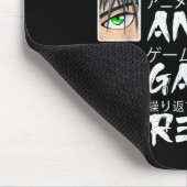 Eat Sleep Anime Gaming Repeat Gamer Men Teen Boy A Mousepad (Ecke)
