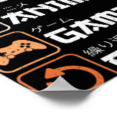 Eat Sleep Anime Gaming Wiederholung Spaß Otaku Gam Poster (Ecke)