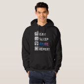 Eat Sleep Anime Repeat , Anime Manga s Gift Hoodie (Vorne ganz)
