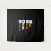 Eat Sleep Anime Repeat Geschenkidee Cosplayer Wandteppich (Vorderseite (Horizontal))