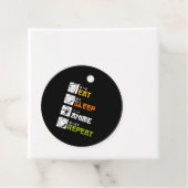 Eat Sleep Anime Repeat Gift Idea Cosplayer Geschenkanhänger (Beispiel)