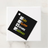 Eat Sleep Anime Repeat Gift Idea Cosplayer Geschenkanhänger (Beispiel)