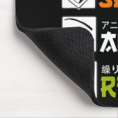 Eat Sleep Anime Repeat Gift Idea Cosplayer Mousepad (Ecke)