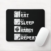 Eat Sleep Anime Repeat Gift Idea Cosplayer Mousepad (Mit Mouse)