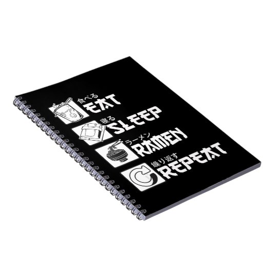 Eat Sleep Anime Repeat Gift Idea Cosplayer Notizblock (Rechte Seite)