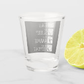 Eat Sleep Anime Wiederholung Geschenk Cosplayer Schnapsglas (Rückseite)