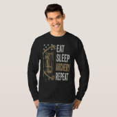 Eat Sleep Archery Repeat  Camouflage Bow USA  Arch T-Shirt (Vorne ganz)