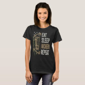 Eat Sleep Archery Repeat  Camouflage Bow USA Funny T-Shirt (Vorne ganz)