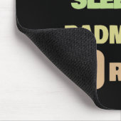 Eat Sleep Badminton Repeat - Badminton Player 1 Mousepad (Ecke)