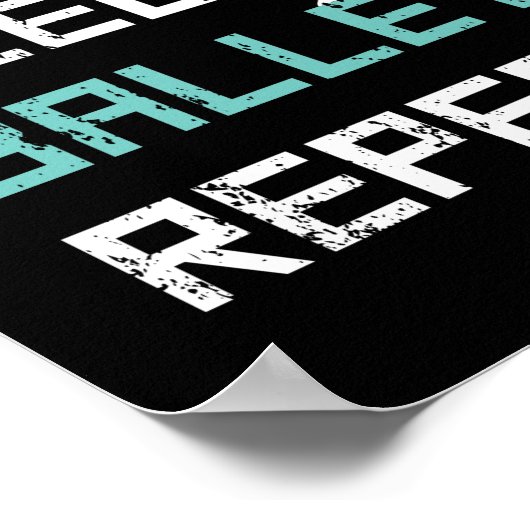 Eat Sleep Ballet Wiederholen Großes Ballett Tanzge Poster (Ecke)