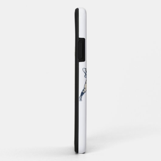 Eat Sleep Baseball wiederholen Cooles Geschenk für Case-Mate iPhone Hülle (Hinten/Rechts)