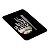 Eat Sleep Baseball Wiederholung Funny Baseball Pla Magnet (Rechte Seite)