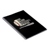 Eat Sleep Baseball Wiederholung Funny Baseball Pla Notizblock (Rechte Seite)