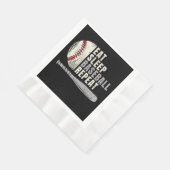 Eat Sleep Baseball Wiederholung Funny Baseball Pla Serviette (Ecke)