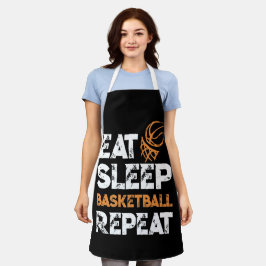 Eat Sleep Basketball Repeat Gift Dunk Schürze