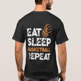 Eat Sleep Basketball Repeat Gift Dunk T-Shirt