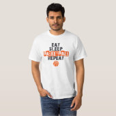 Eat, Sleep, Basketball, Repeat T-Shirt (Vorne ganz)