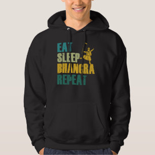 Eat Sleep Bhangra Repeat Lustiger Tanzender Punjab Hoodie
