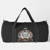 Eat Sleep BJJ Repeat - Brown Belt "Customizable" Duffle Bag (Vorderseite)