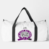 Eat Sleep BJJ Repeat - Lila Gürtel "Customizable" Duffle Bag (Vorderseite)