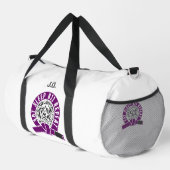 Eat Sleep BJJ Repeat - Lila Gürtel "Customizable" Duffle Bag (Rechte Ecke)