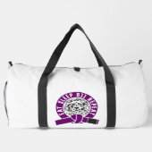 Eat Sleep BJJ Repeat - Lila Gürtel "Customizable" Duffle Bag (Rückseite)