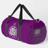 Eat Sleep BJJ Repeat - Lila Gürtel "Customizable" Duffle Bag (Rechte Ecke)