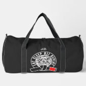 Eat Sleep BJJ Wiederholung "Customizable" Gi Duffle Bag (Vorderseite)
