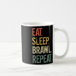 Eat Sleep Brawl Wiederholen Stars Funny Video Game Kaffeetasse