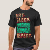 Eat Sleep Breakdance Repeat Breakdance Dance Danci T-Shirt (Vorderseite)