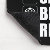 Eat Sleep Brew Wiederholung Funny Beer Zuhause Bre Mousepad (Ecke)