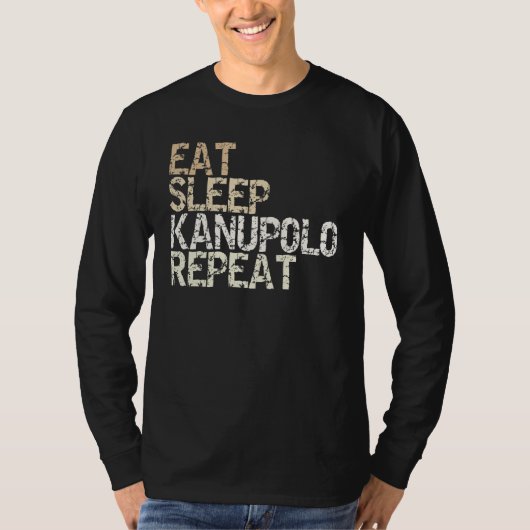 Eat Sleep Canoe Polo Repeat Water Sports Canoeing  (Vorderseite)