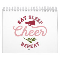 Eat Sleep Cheer Wiederholung Cheerleader Ideen