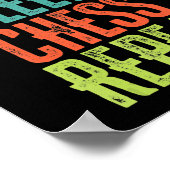 eat Sleep Chess Repeat Master Coach Legend Poster (Ecke)