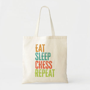 eat Sleep Chess Repeat Master Coach Legend Tragetasche
