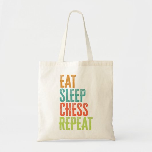 eat Sleep Chess Repeat Master Coach Legend Tragetasche (Vorne)