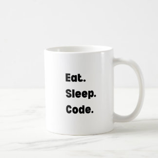 Eat Sleep Code Mug – Motivational Gift for Softwar Kaffeetasse